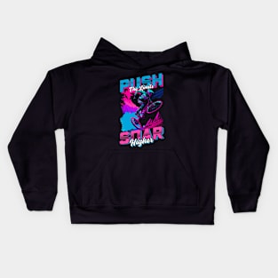 Push The Limits soar higher | BMX Kids Hoodie